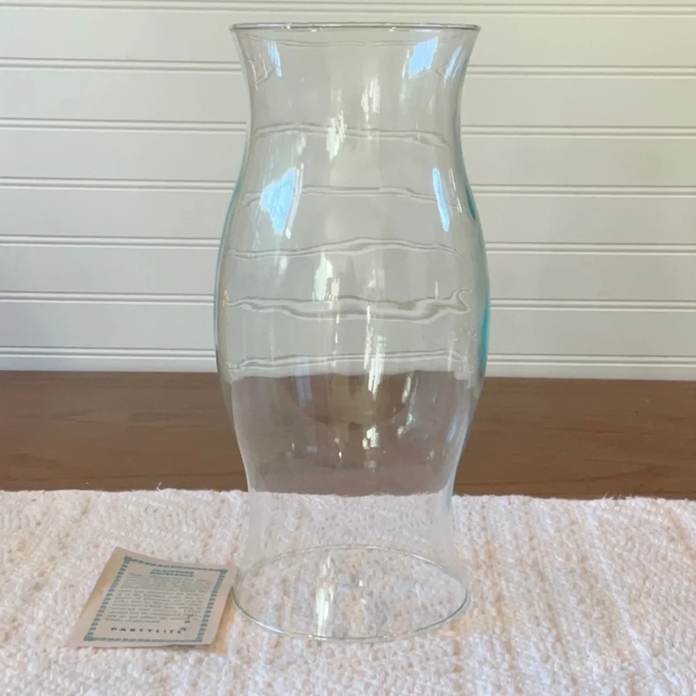 Partylite 12” Clear Glass Hurricane Shade N6094